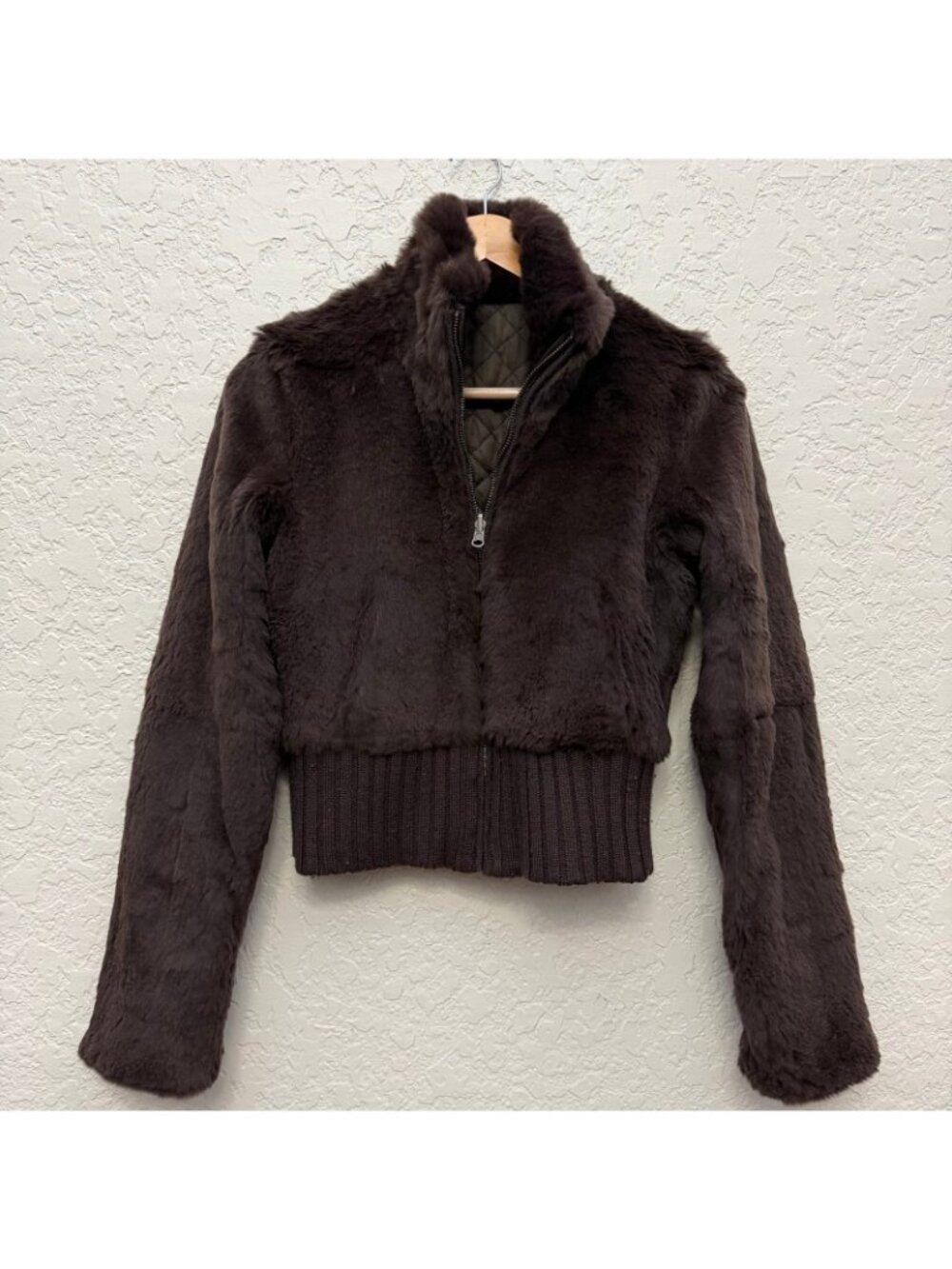 June Rabbit Fur Reversible Jacket - Picture 10 of 12
